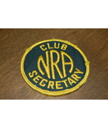 NRA SECRETARY GUN CLUB PATCH - $7.12
