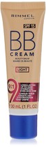 Rimmel London BB Cream with Brightening Effect, Light, 30ml, Pink - £20.72 GBP