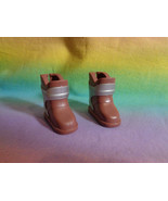 My Scene Barbie Doll Brown Silver Ski Shoes Boots - £3.87 GBP