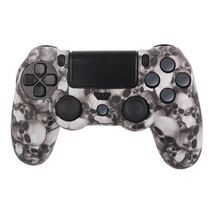 For PS4 Controller Silicone Grip White Skulls Non Slip Case Cover - $148.78 MXN