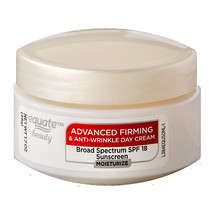 Equate Beauty Advanced Firming Anti-Wrinkle Moisturizer Day Cream SPF 18 1.7 oz - £16.51 GBP