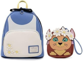 Loungefly Disney Alice In Wonderland Cosplay Mini Backpack With Dinah Wallet - £118.63 GBP