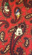 Men&#39;s Disney Necktie Mickey Mouse Donald Duck Pluto Goofy Classic - $20.56
