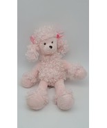 RARE Gund Plush Pink Poodle Eva Stuffed Animal 6&quot;  Puppy Dog - £29.08 GBP