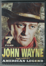 John Wayne: The Great American Legend -7 Films (DVD, 2014, Over 6 Hours) New.  - £4.52 GBP