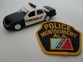 Roadchamps 1:43 Diecast Police Cruiser and Agency Police Patch (Montgomery, AL) - £26.80 GBP