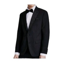 Bar III Men&#39;s Black Slim-Fit Faille-Trim Wool-Blend Tuxedo Suit Jacket S... - $59.35
