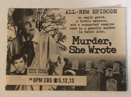 Tv Show Murder She Wrote Tv Guide Print Ad Angela Lansbury David Birney ... - £4.66 GBP