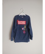 Marvel Long Sleeve Pullover Sweatshirt Youth Boys Size S - $117.96 MXN