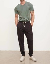 Velvet By Graham &amp; Spencer dusty french terry sweatpant in Brimstone - size M - £83.23 GBP