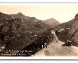 RPPC Strawberry Peak on Los Angeles Crest Highway California CA UNP Post... - $9.44