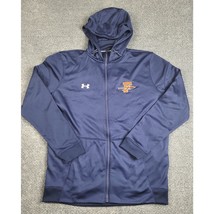 Under Armour Men&#39;s Medium Storm Fleece FZ Navy Full Zip Hoodie Sport Emb... - $24.97