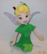 The Disney Store Tinkerbell 12” Stuffed Plush toy - £11.31 GBP