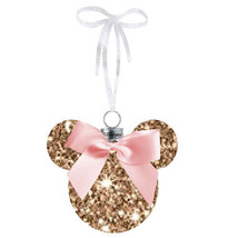 Disney Minnie Christmas Glitter Bauble (Boxed) - Pastel Gold - $33.52