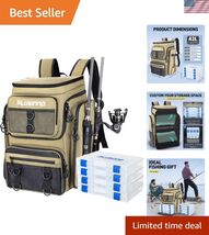 Fishing Backpack with Rod Holders, 42L Large Water-Resistant Fishing Tac... - $116.12