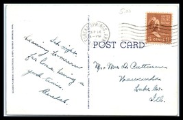 1947 ARKANSAS Postcard - Eureka Springs to Wauconda, IL Q2 - $2.96