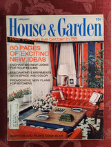 HOUSE and GARDEN January 1968 Decorating Blair House Entertaining Building - £14.37 GBP