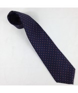 Bert Pulitzer Mens 100% Silk Made in USA Dk Blue w/-Red Diamonds 57&quot;x 3.... - $21.81 CAD