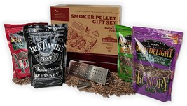 Pinnacle Mercantile Smoker Pellet Gift Set With Bbqr’S Delight Wood Pell... - £40.66 GBP