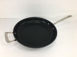 (2) All-Clad B1 Hard Anodized Nonstick 12-Inch Fry Pan with helper Handle - £59.56 GBP