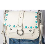 ZADIG &amp; VOLTAIRE &quot;KATE MOSS&quot; Bijoux Leather Turquoise Beaded Bag, NWOT! - €213,94 EUR