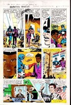 1981 Captain America Color Guide Art Page from Marvel Comics What If 26, Trimpe - £59.64 GBP