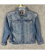 Children&#39;s Place Denim Jacket Boys Large 10/12 100% Cotton Kids L - $347.10 MXN