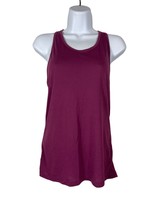 Old Navy Active Tank Top Womens Size Small Maroon Open Back - £9.15 GBP