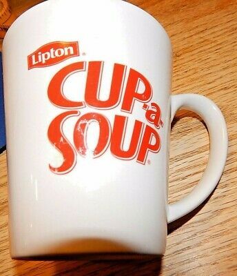 Lipton Cup-a-Soup Beat the 3pm Slump Mug vintage used Original free shipping - $15.84