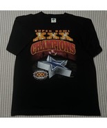 vintage superbowl t shirt Super Bowl XXX Dallas Cowboys XL Town Champ - $669.60 MXN