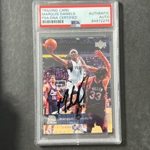 2006-07 Upper Deck #36 Marquis Daniels Signed Card PSA AUTO Slabbed Pacers - £39.22 GBP