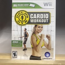 Gold&#39;s Gym Cardio Workout (Nintendo Wii, 2009) - Manual Included CIB - £3.73 GBP