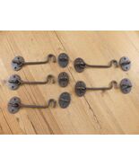 5 Iron Hook &amp; Latch Eye Lock Window Hand Forged Barn Cabin Door **SOME R... - $39.22 CAD