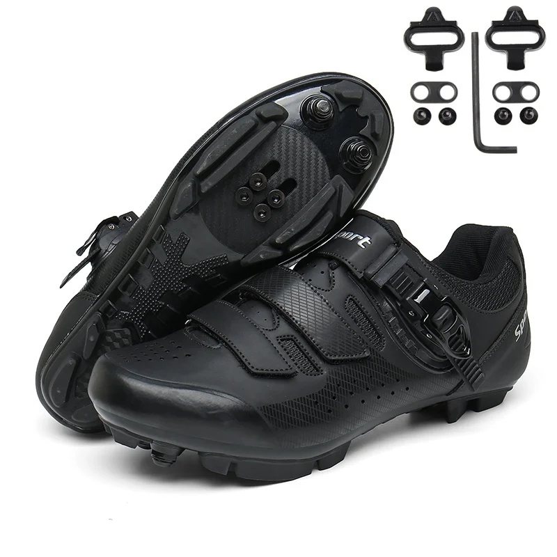 Zhenzu New Mtb Cycling Shoes Men Mountain Racing Bicycle Flat Clits Sneaker Spee - £245.06 GBP