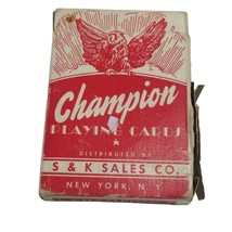 Vintage Playing Cards Champion New York NY Welfare &amp; Recreation Deck Arrco USA - £13.62 GBP