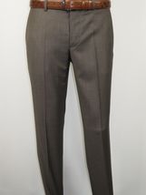 Men Suit BERLUSCONI Turkey 100% Italian Wool Super 180's 3pc Vested #Ber6 Brown image 10