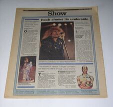 Whitesnake Coverdale Show Newspaper Supplement 1988 Concert Review Roy O... - $19.99