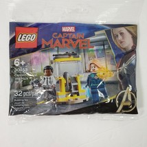 LEGO 30453 Disney Captain Marvel and Nick Fury Polybag 32pcs 2 Mini figures Fig - $6.79