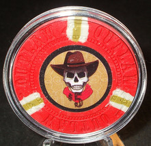 (1) $5. Outlaw Poker Chip Skull Golf Ball Marker  - $7.95