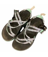 Chaco ZX2 Kids&#39; Black/Blue Sandals Girls&#39; Size 2 Classic Dual Strap Shoe... - £17.52 GBP