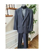 Cordovan &amp; Gray Mens Gray Polyester Single Breasted Blazer &amp; Pant Two Pi... - $92.07 CAD