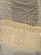 New Elegant Curtain / Drape Set + Valance + Backing + Tie Backs "Angela" BEIGE - $24.94