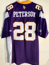 Reebok Premier NFL Jersey Vikings Adrian Peterson Purple sz 2X - £33.62 GBP