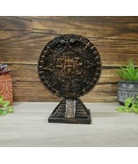 Vintage Mayan Aztec Calendar Haab Chichen Itza Kukulkan Pyramid - 9&quot; Tall - $54.33 CAD