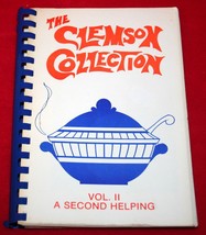 Vintage The Clemson Collection Vol Ii A Second Helping Recipes Cooking Food - £21.02 GBP