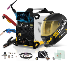 200A Plasma Cutter Welder Combo 10 in and Welding Helmet Auto Darkening - $925.40