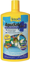 Tetra AquaSafe Plus Water Conditioner Makes Tap Water Safe for Fish 33.8 oz Tetr - £31.25 GBP