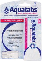 30 Pack Of Aquatabs 49 Mg Water Purification Tablets Are An, And Survival. - $29.92