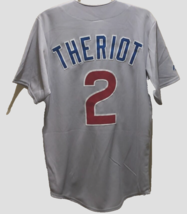 Ryan Theriot #2 Chicago Cubs MLB Gray Sewn Majestic Vintage Jersey S Tag... - $95.11