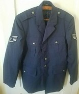 Air Force Staff Sergeant Blue Men&#39;s Coat 40 R 8405-01-086-4220 Cavalier ... - £60.53 GBP